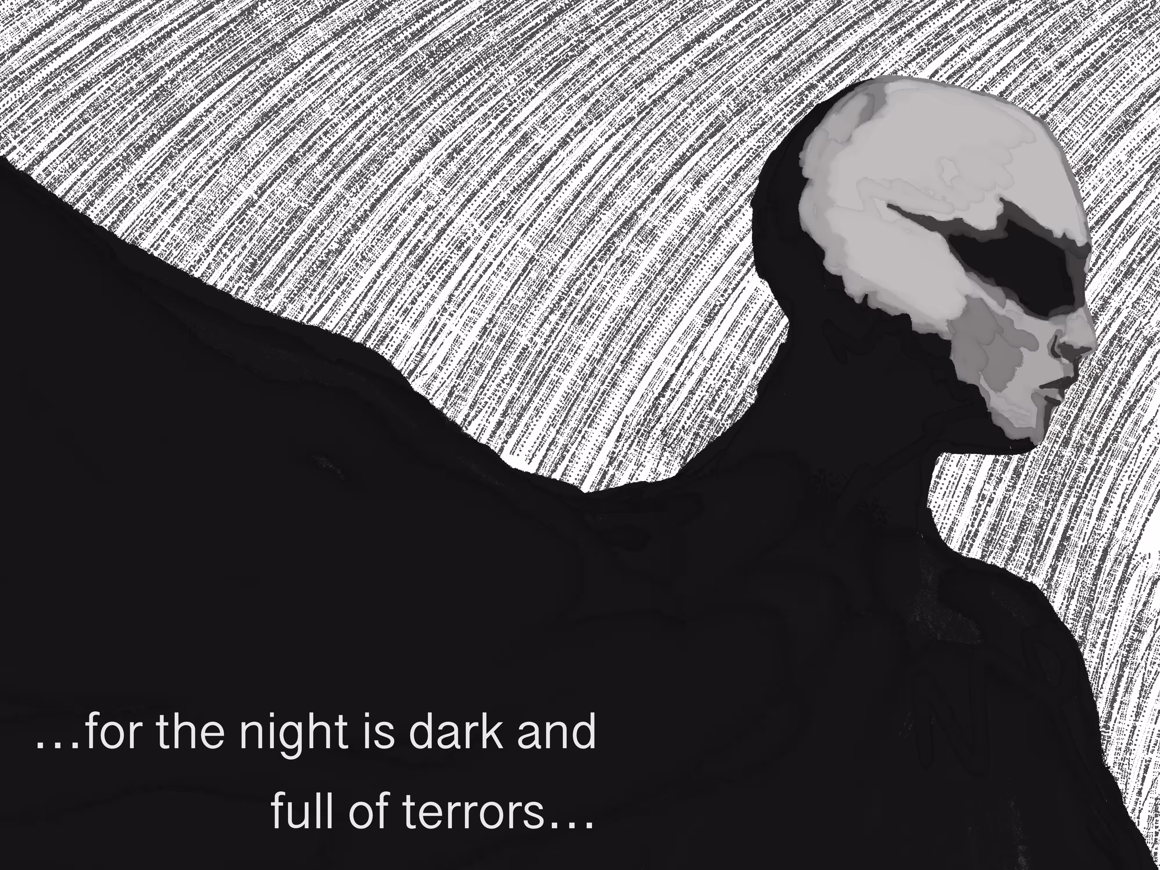 Night is dark