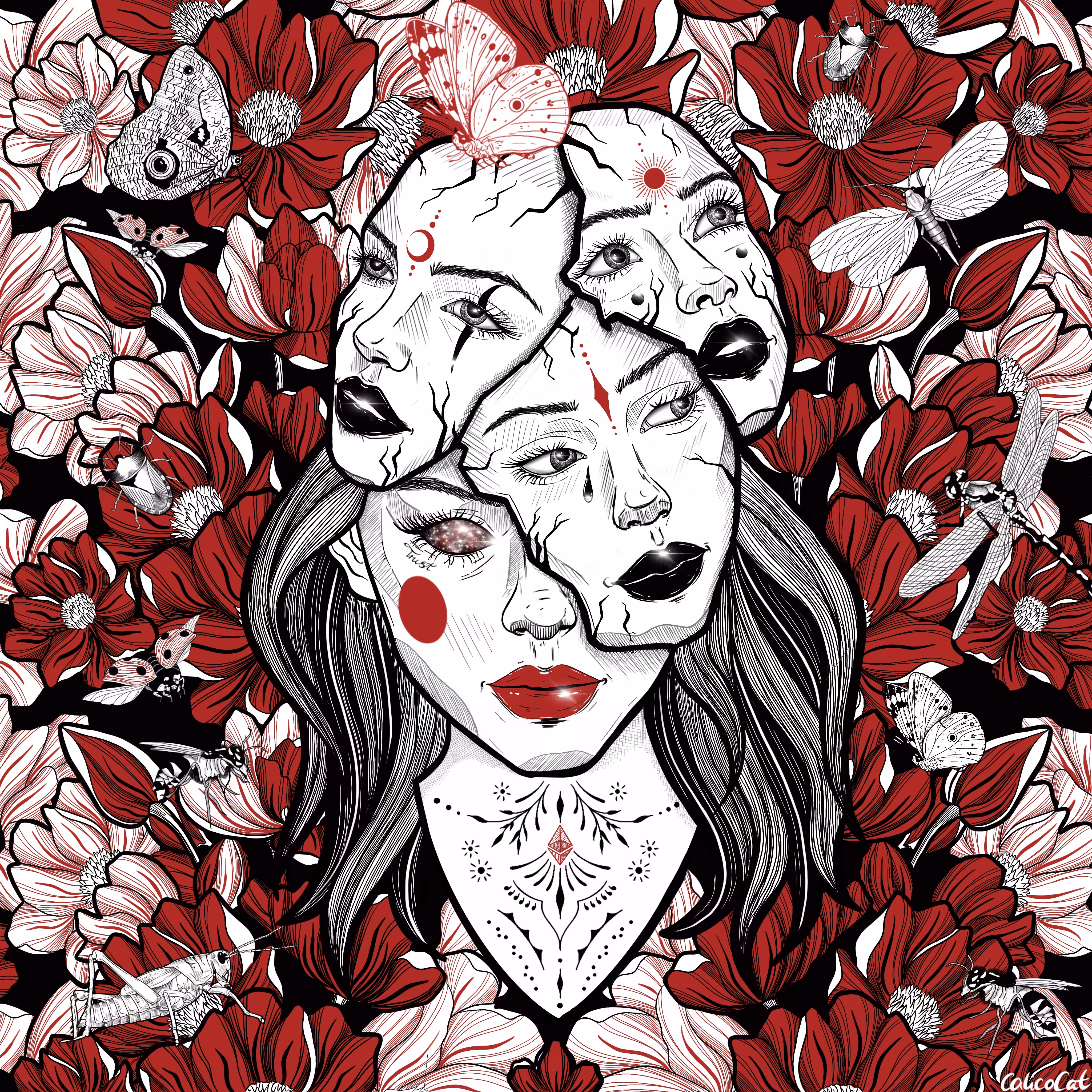 How many faces you have until being yourself?