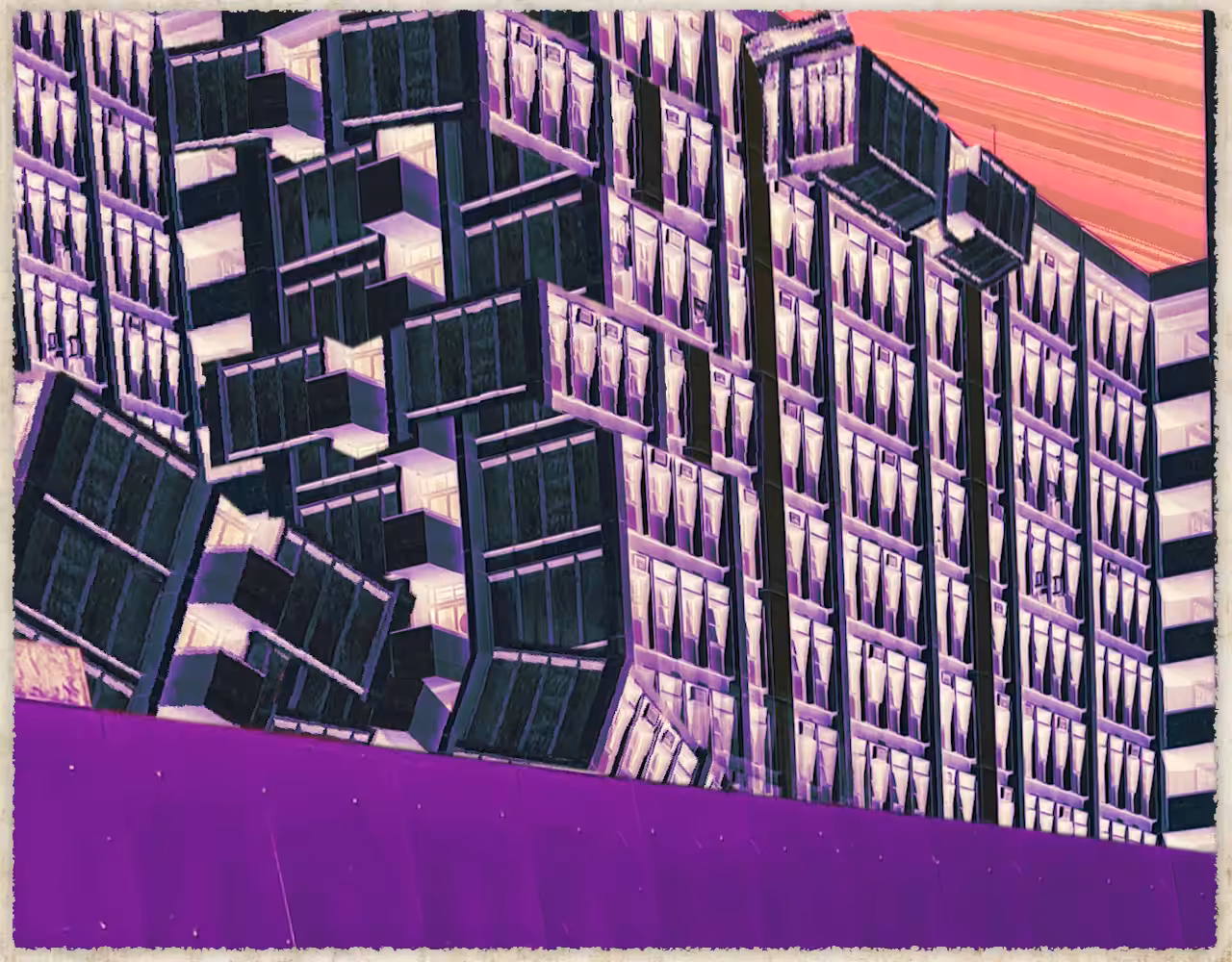 estação vertical - vertical station _ urban01d postcards