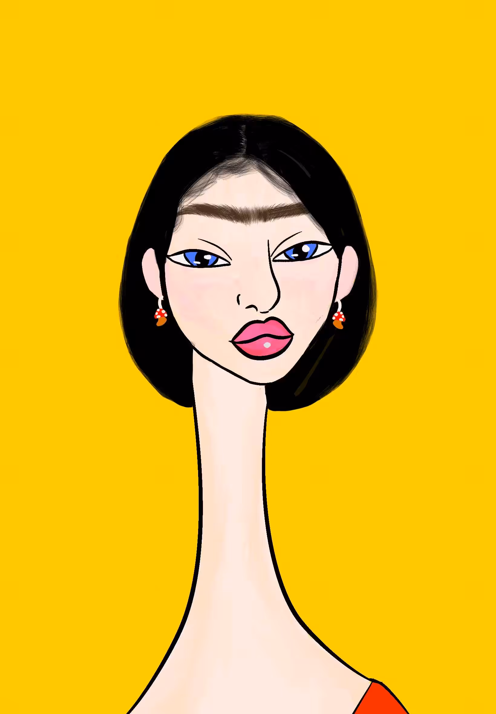 Long Neckie Ladies: Long Neckie Lady #1959