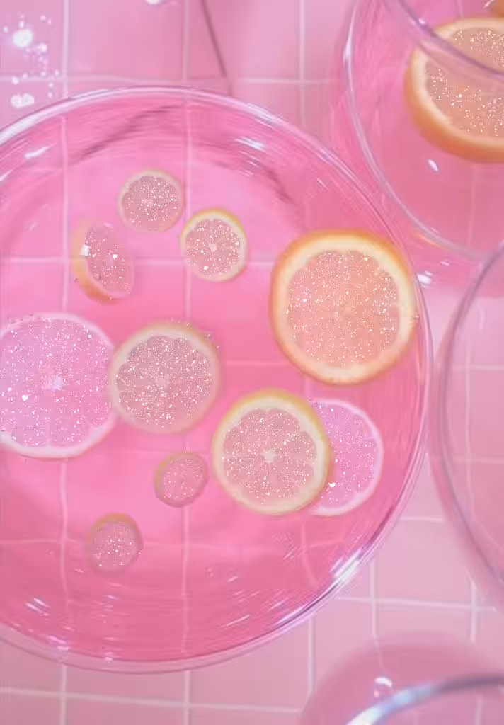 Bubble gum lemonade