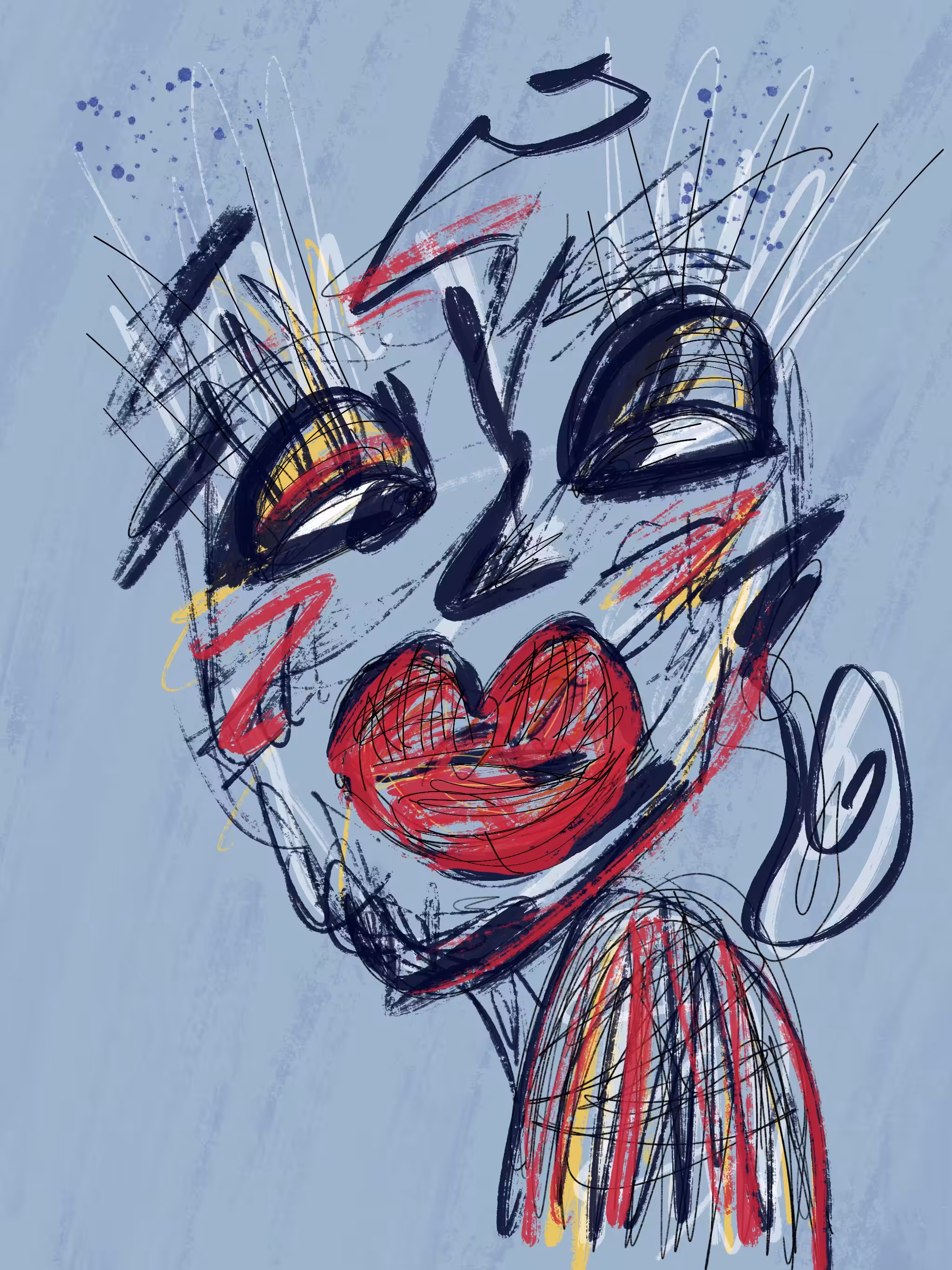 "Glamorous" - Impressionistic Faces
