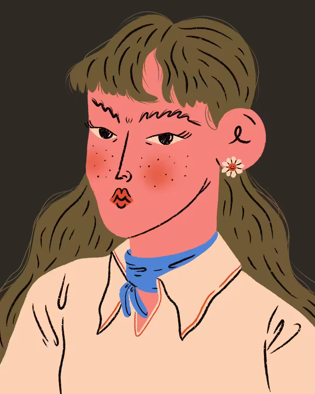 When portrayed I