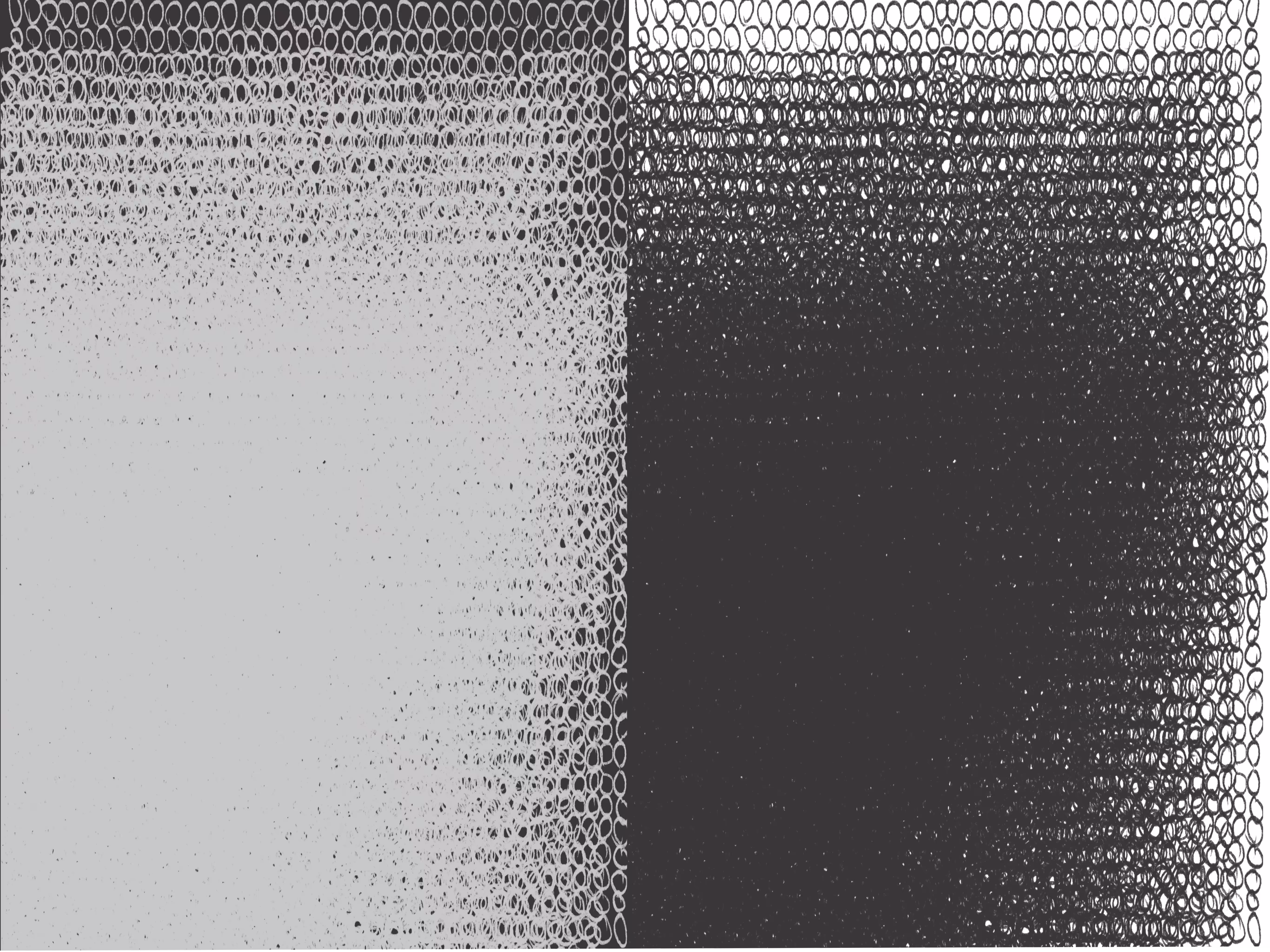 aus kleinen Kreisen Nr. 4 schwarz -weiss