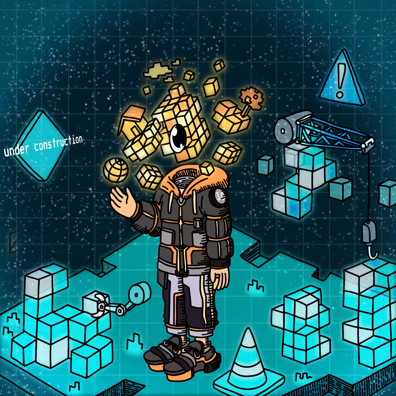 One eyed guys: Metaverse 3D builder OEG