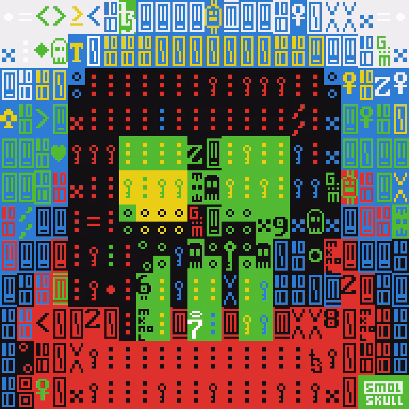 FORSAKEN ASCII SMOLSKULL #2