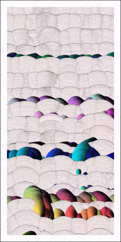 Balloon Field on Clouds #66