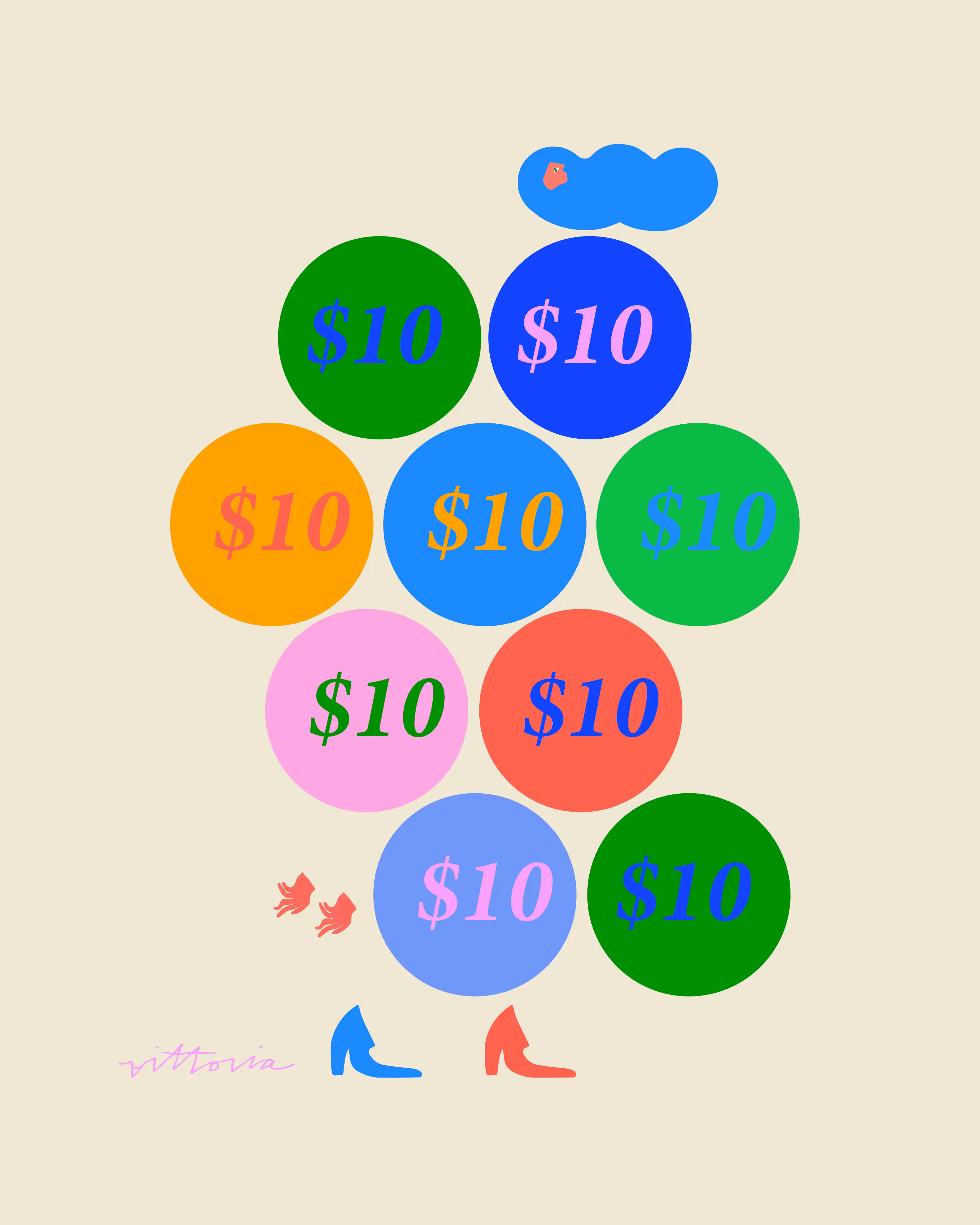 '$10' - Edition of 10