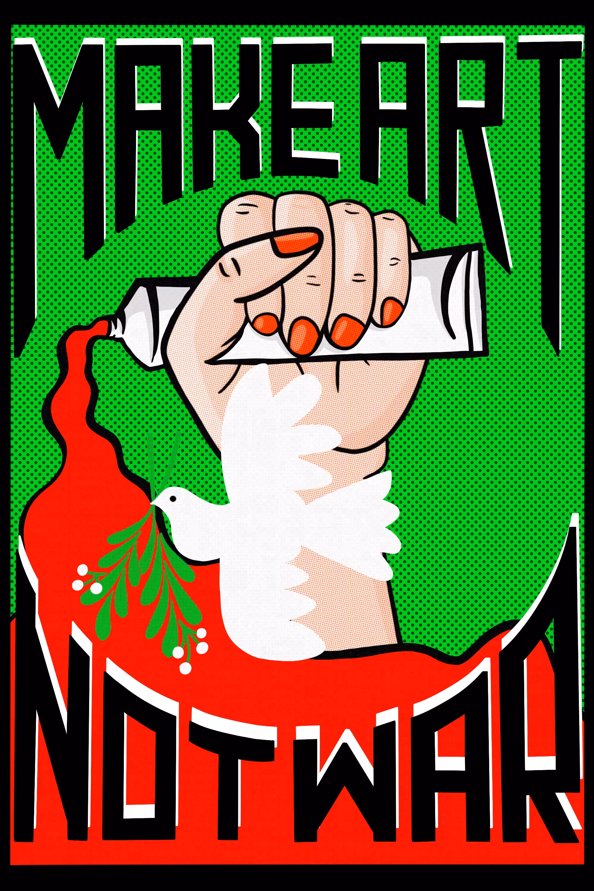 MAKE ART NOT WAR