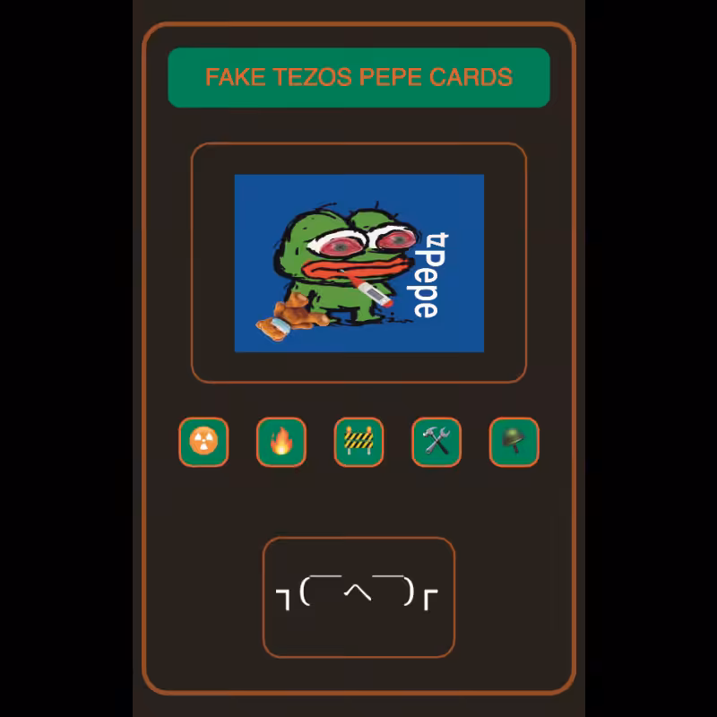 Fake Tezos Pepe Cards #7