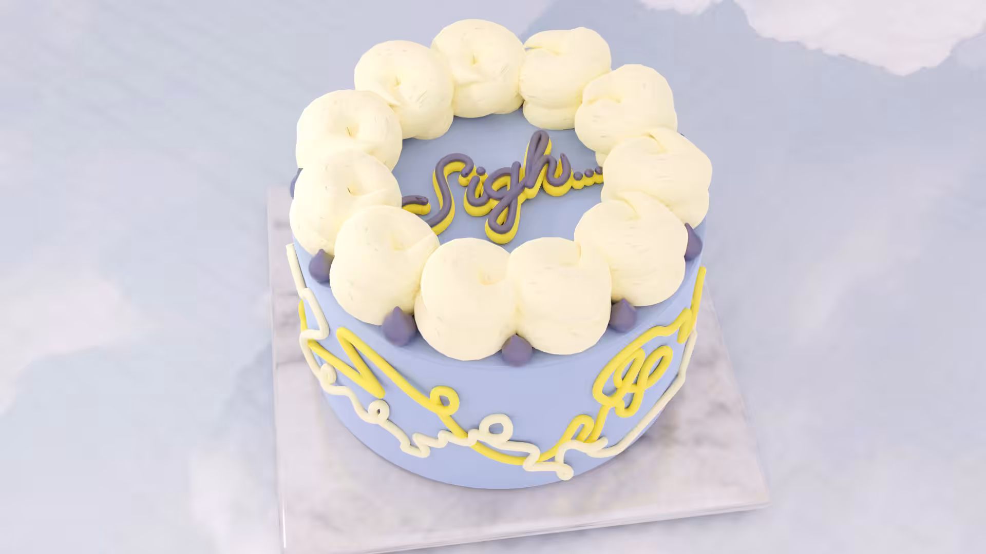 "Sigh" Cake - Ozone flavor