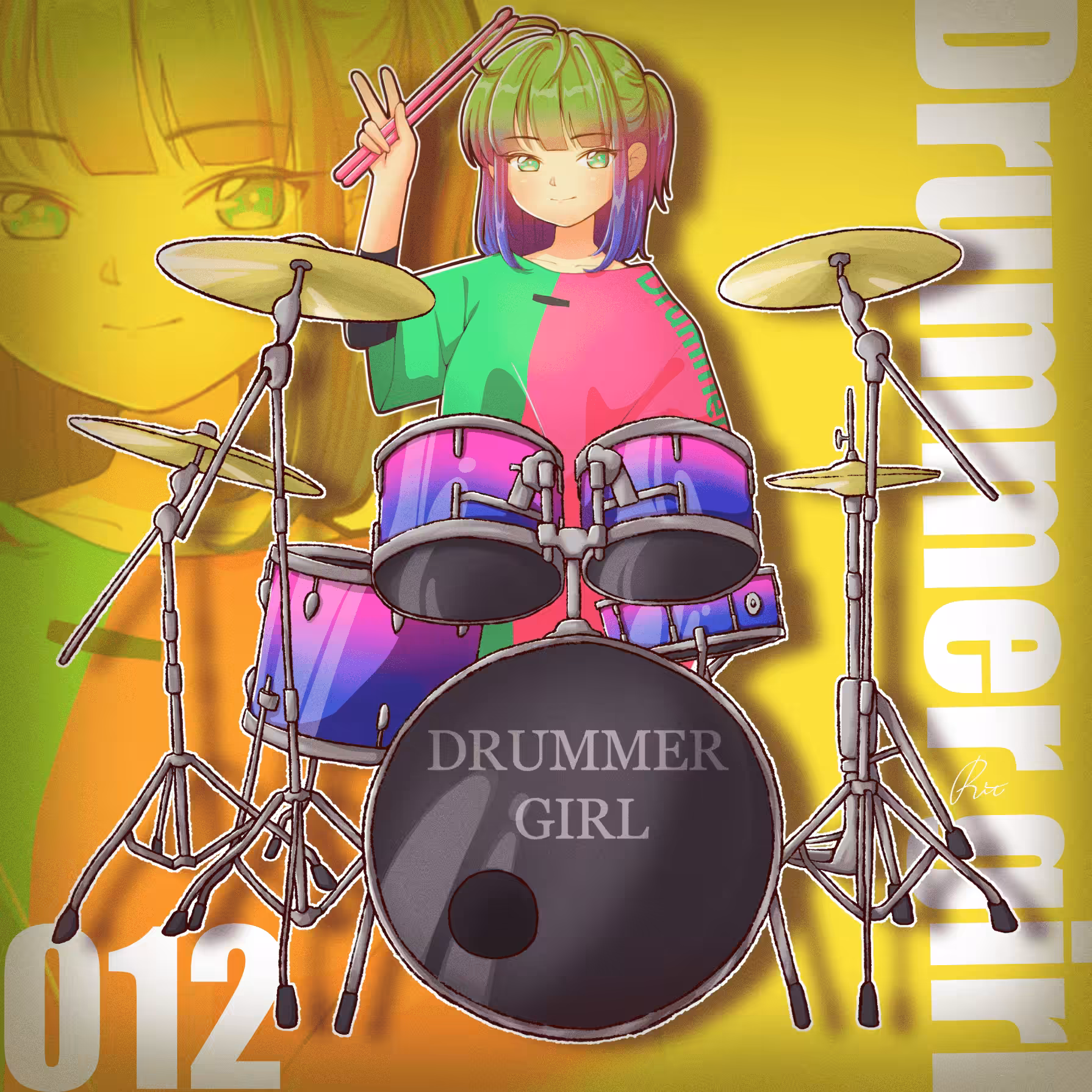 Drummer Girl #012