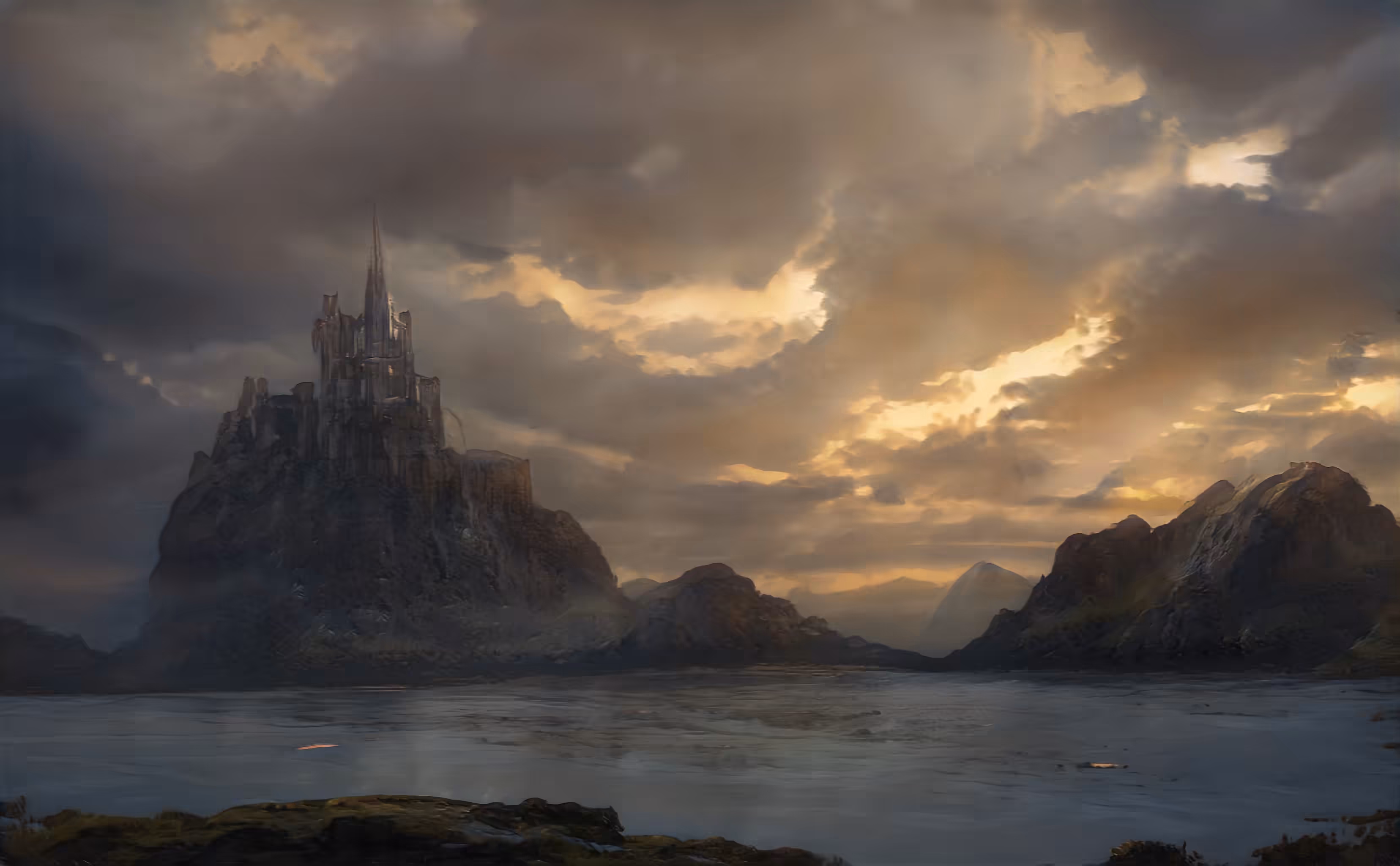 CryptoScenery #001 - Castle at Sunset
