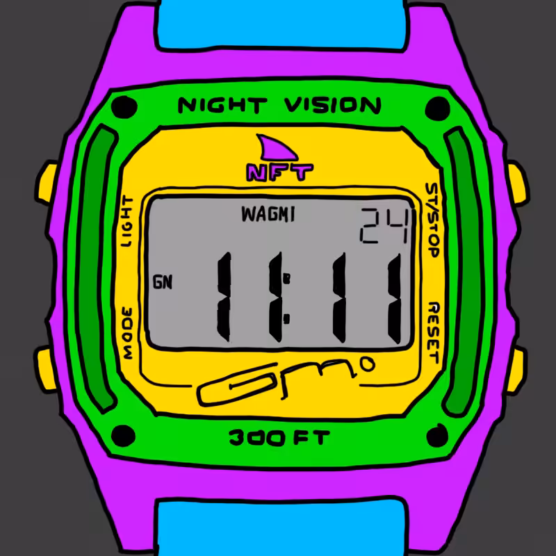 Make a Wish NFT Watch - Colorway #15