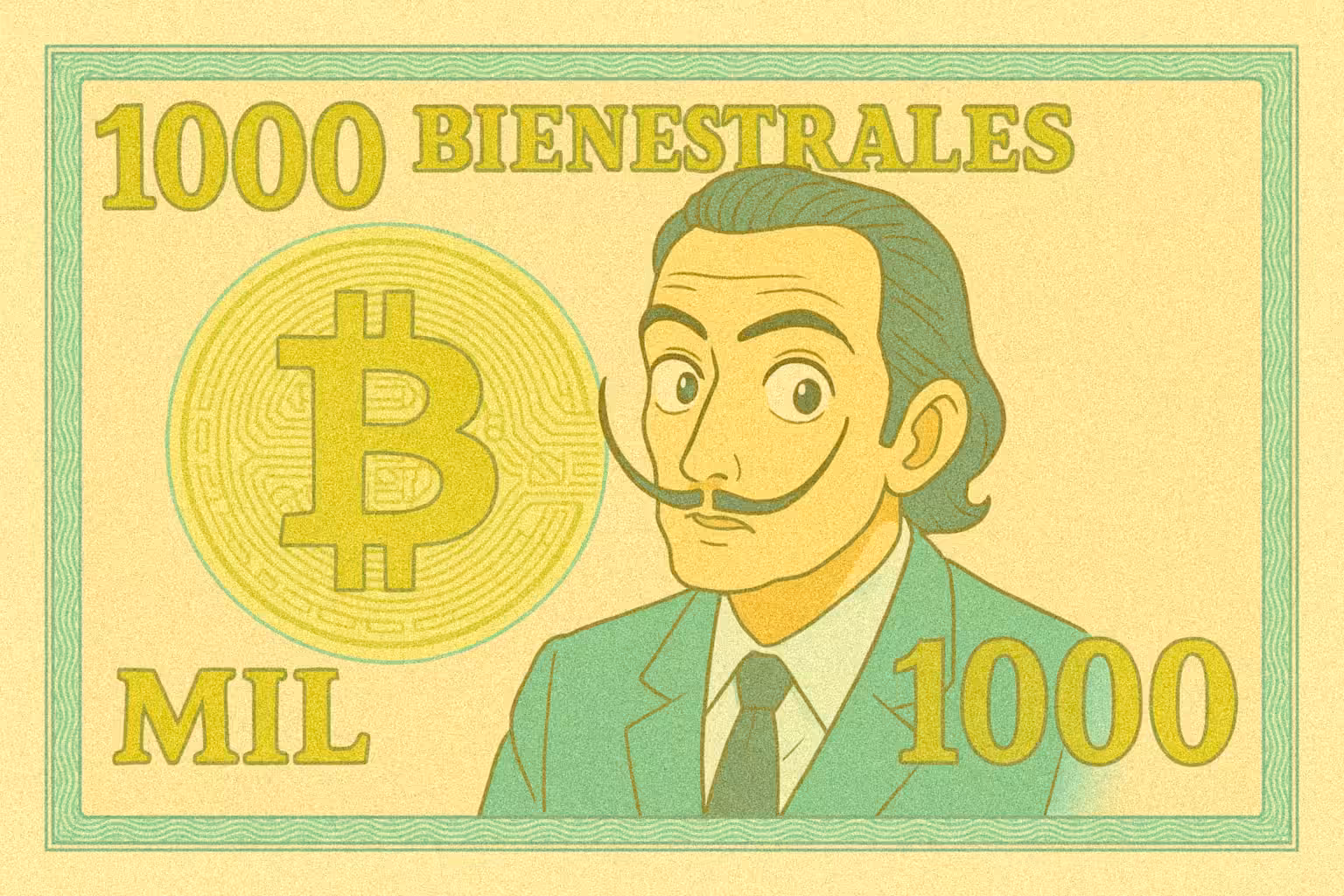 Bienestrales: Mexican Art Money: Bienestrales Mexican Art Money 1000 Pesos