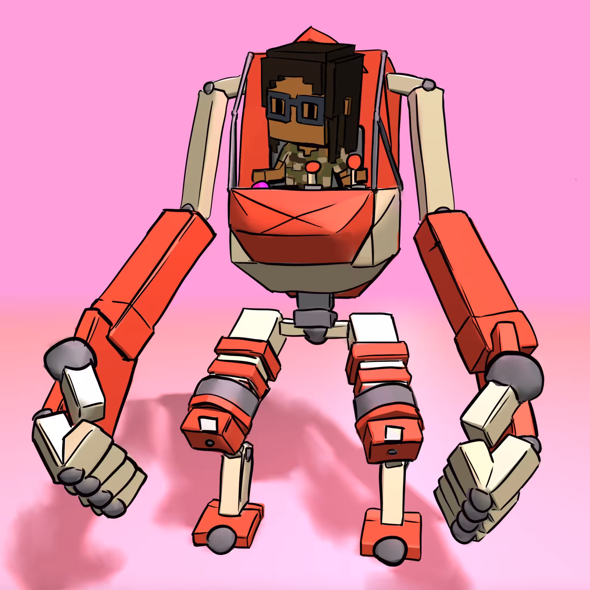 mecha suits #23 x Meebit #4660
