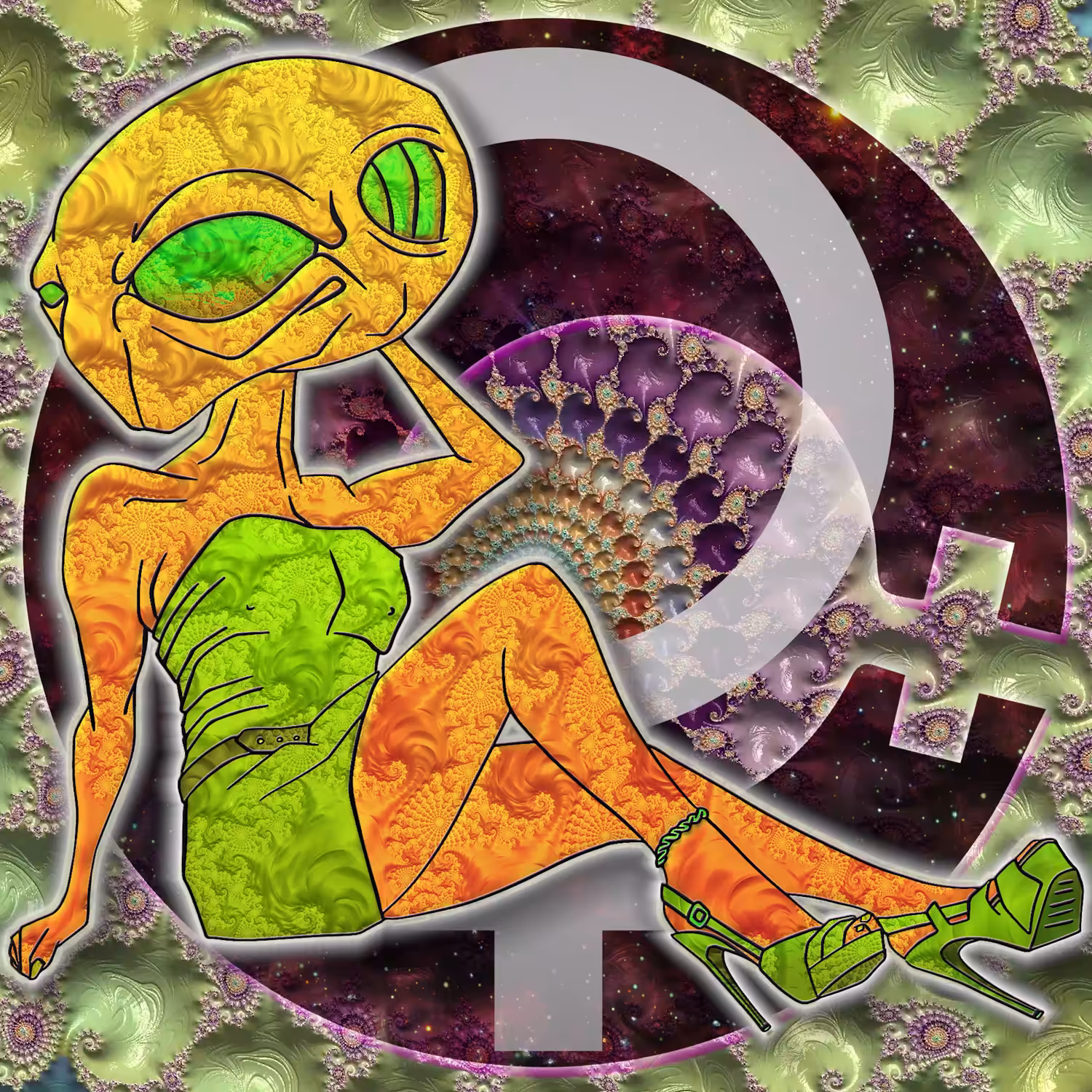 Alien Psychedelia and the Art of Female Fractality