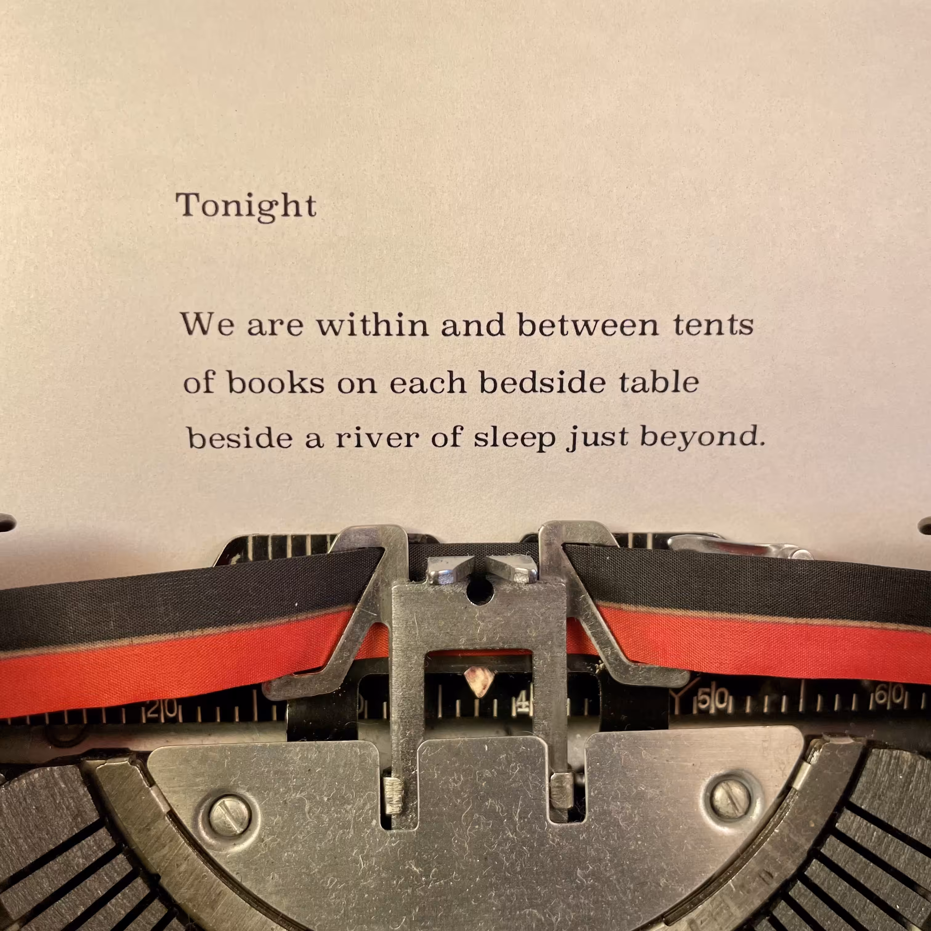 Love Poem Tercets: Tonight