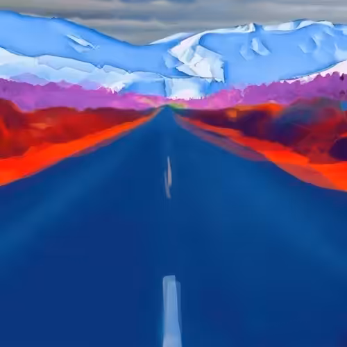 Generated Glitch Landscapes: Generated Glitch Landscape #177