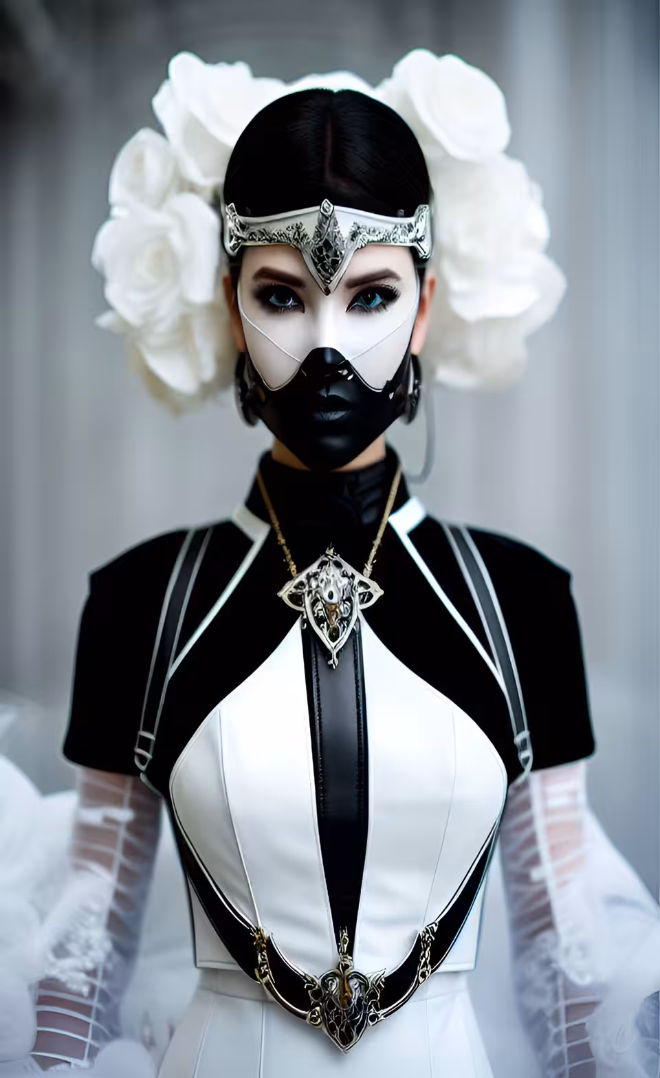 Fashion art gallery: Black and White style #99
