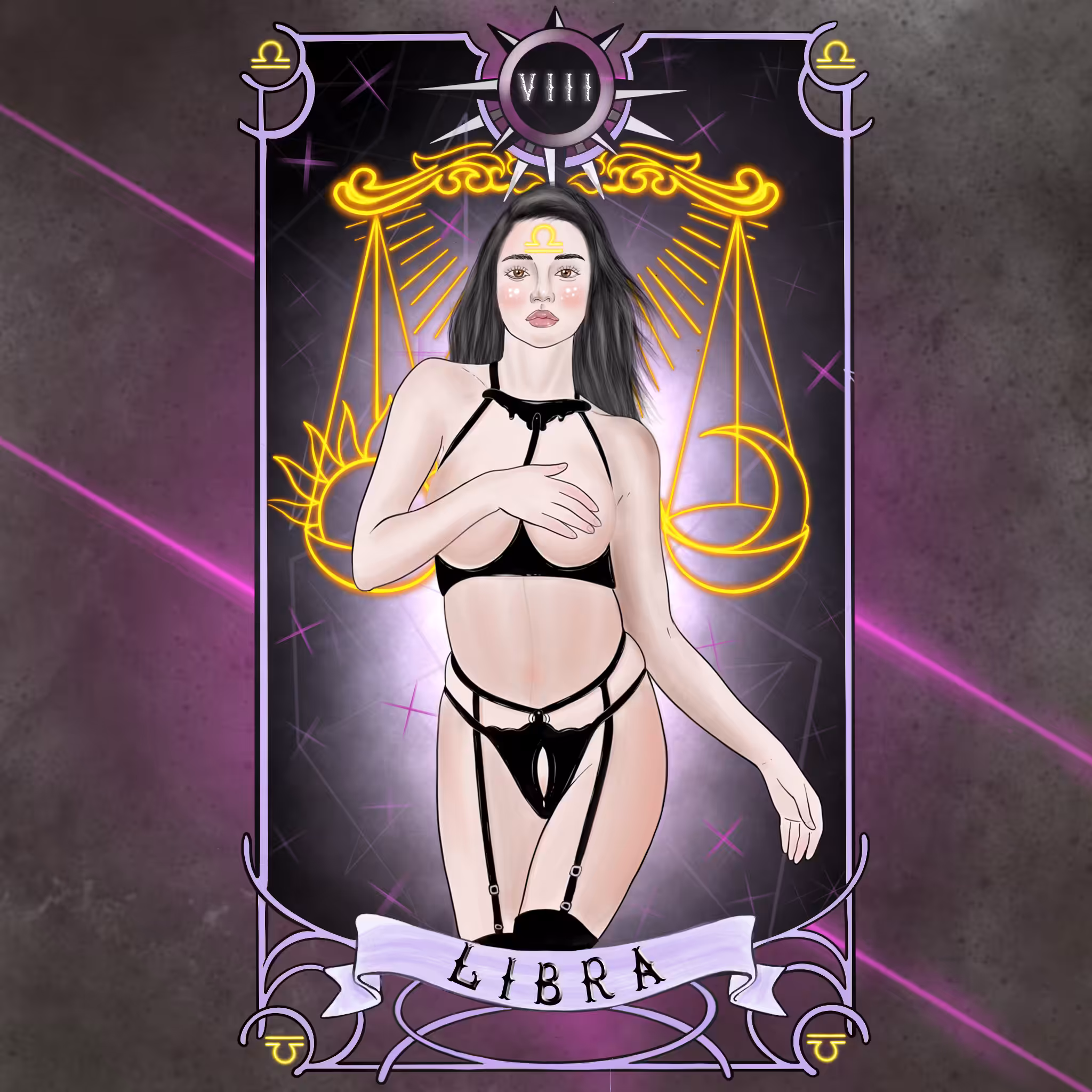 The Goddess of Justice and Beauty of Venus, who got her from Aphrodite: LIBRA