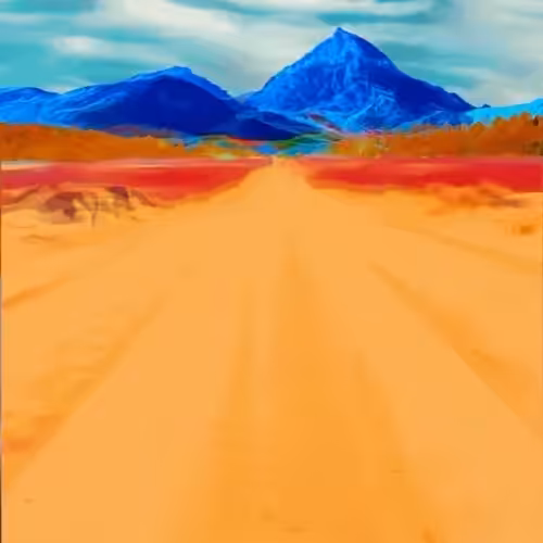 Generated Glitch Landscapes: Generated Glitch Landscape #32