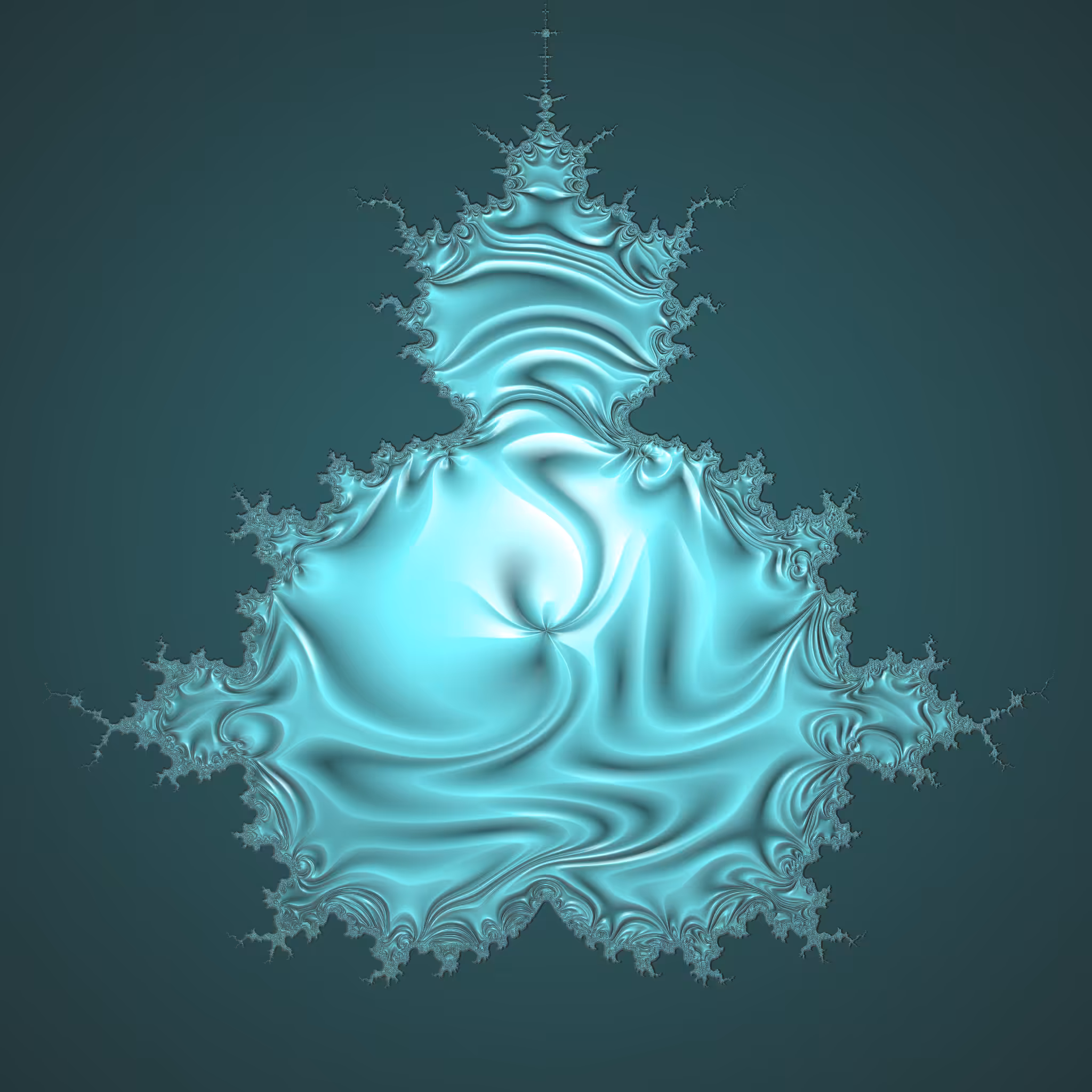 Warped Mandelbrot Fractal #17