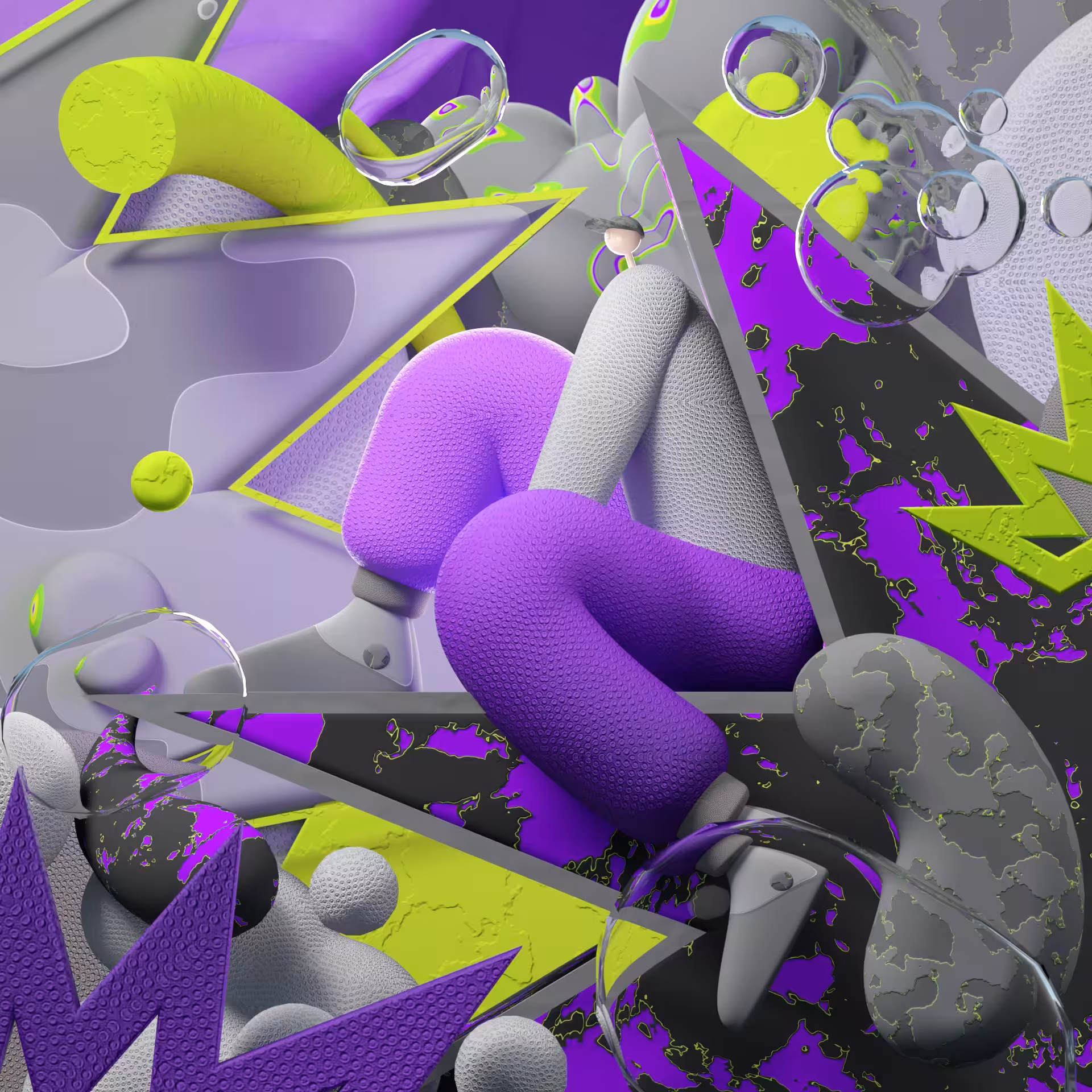 The purple kid