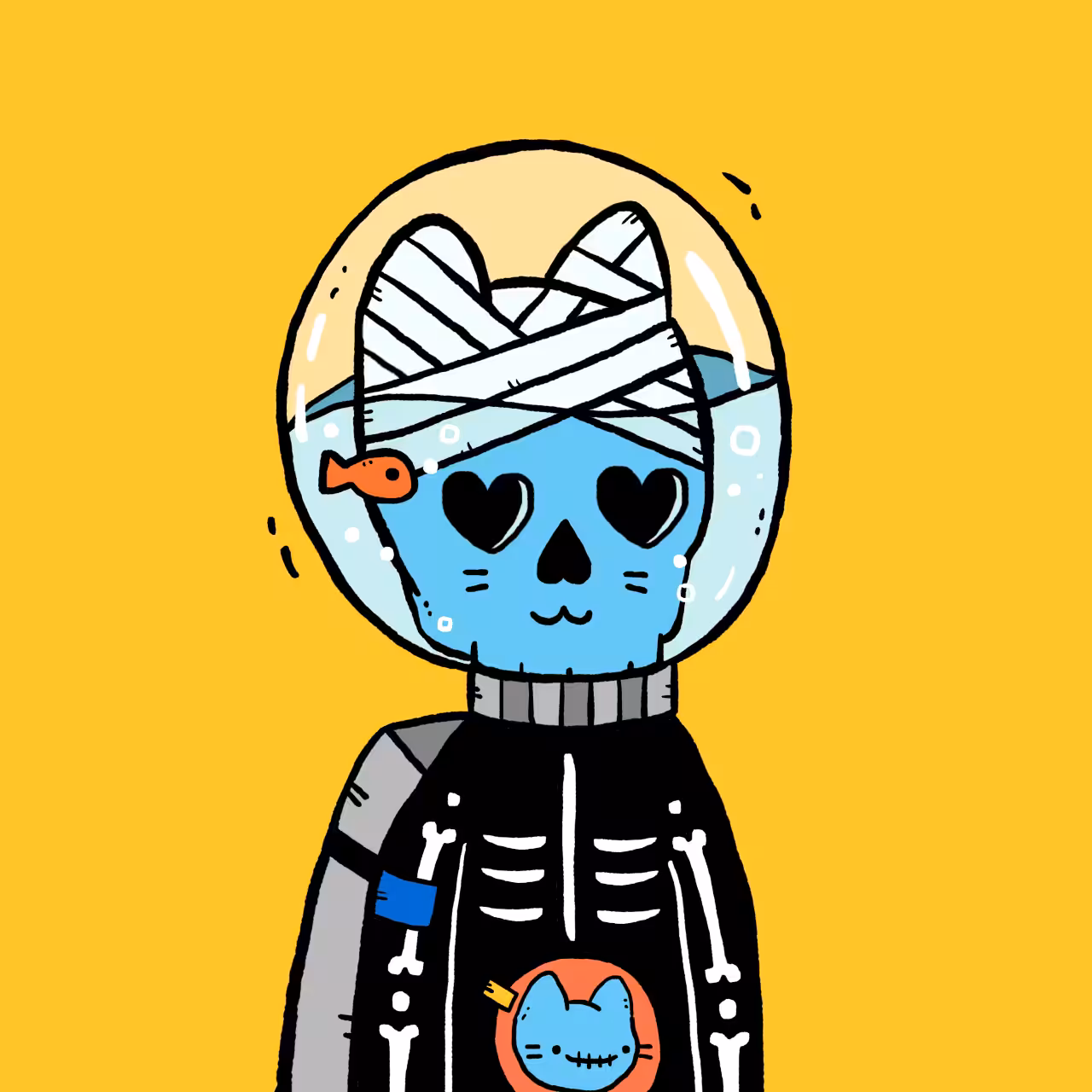 #117 SKELEDUDE X COOLCATS