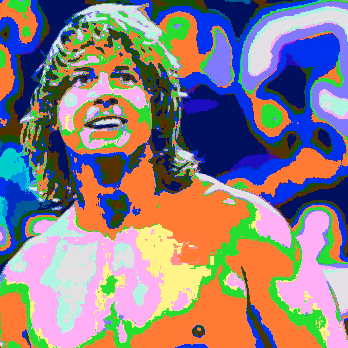 Rowdy Rowdy Piper Rainbow Face