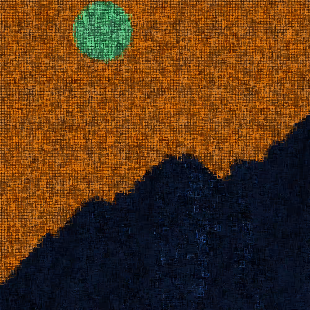 Classic generative landscape V2 #49