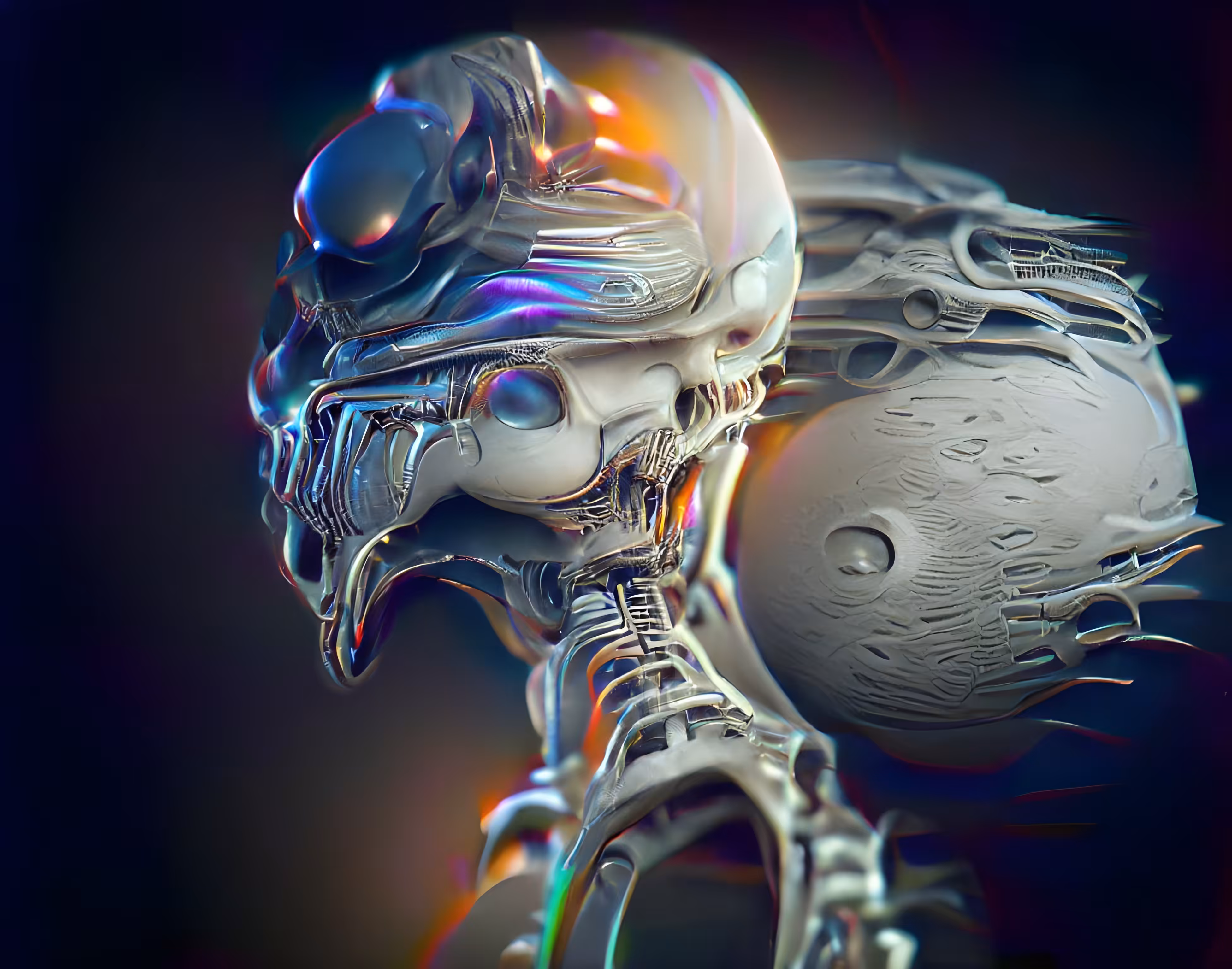 Moon Eclipse Skull
