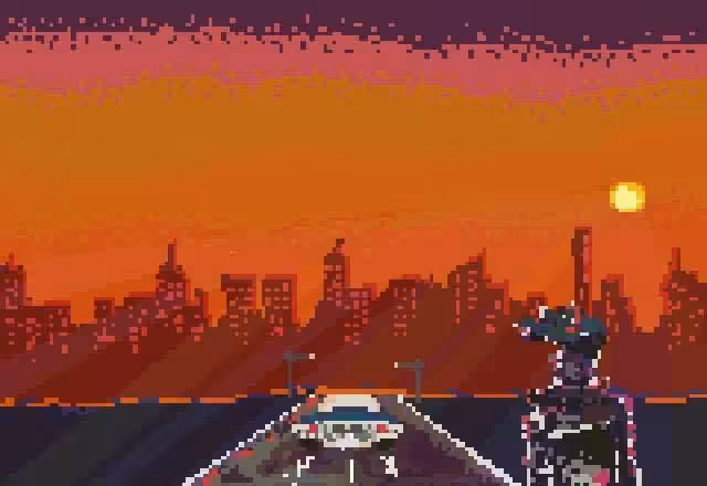 Outside the city