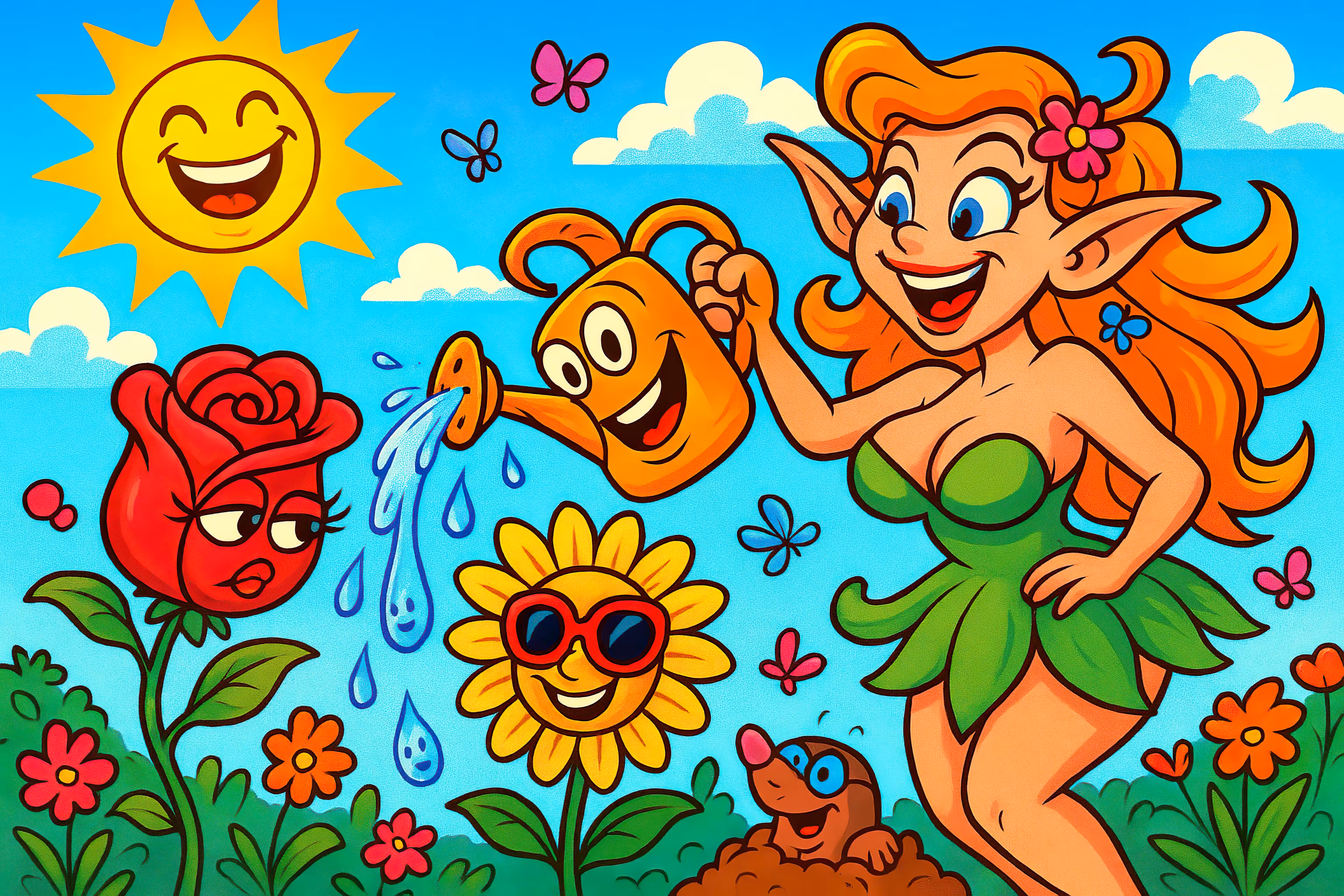 Happy Flowers