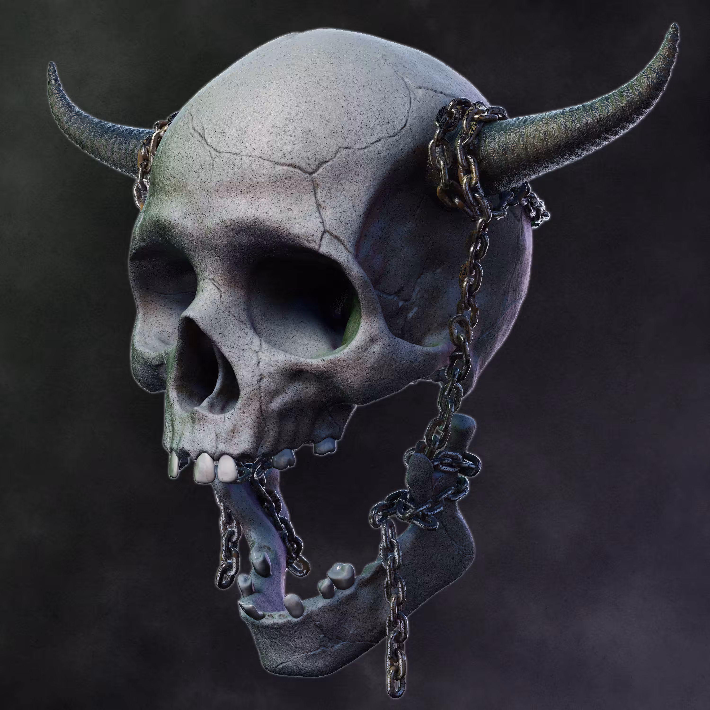 chained