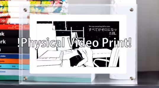 Physical Video Print : A Crypto Life