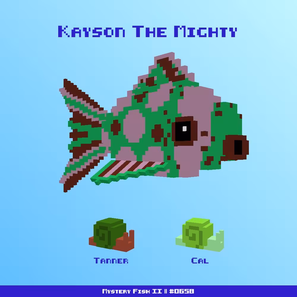 Kayson The Mighty :: Mystery Fish 0658/1000