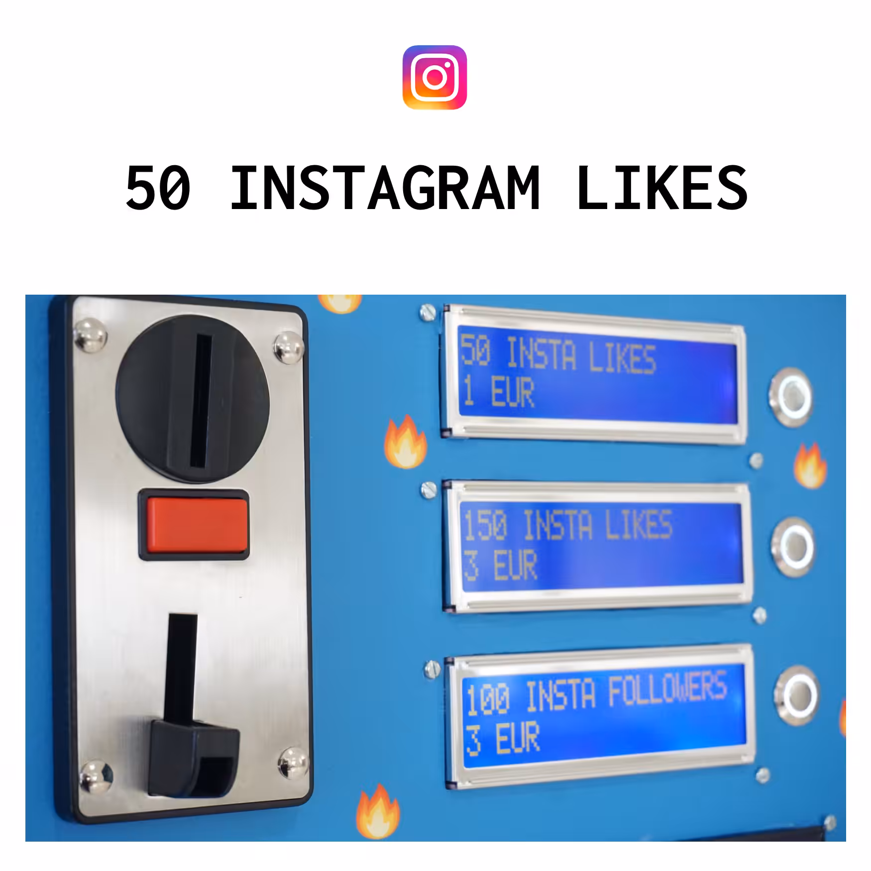 50 Instagram likes