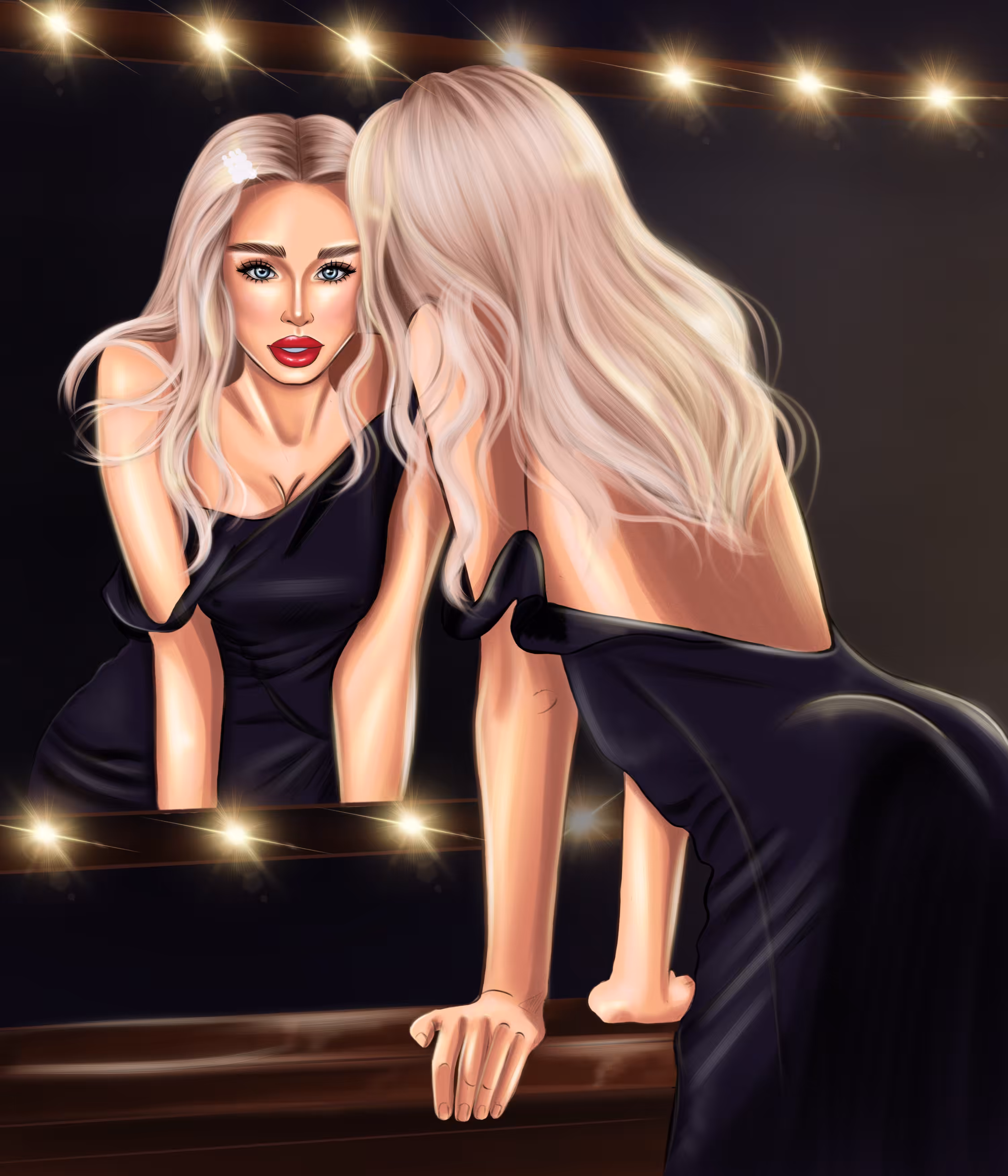 Girl at the Mirror