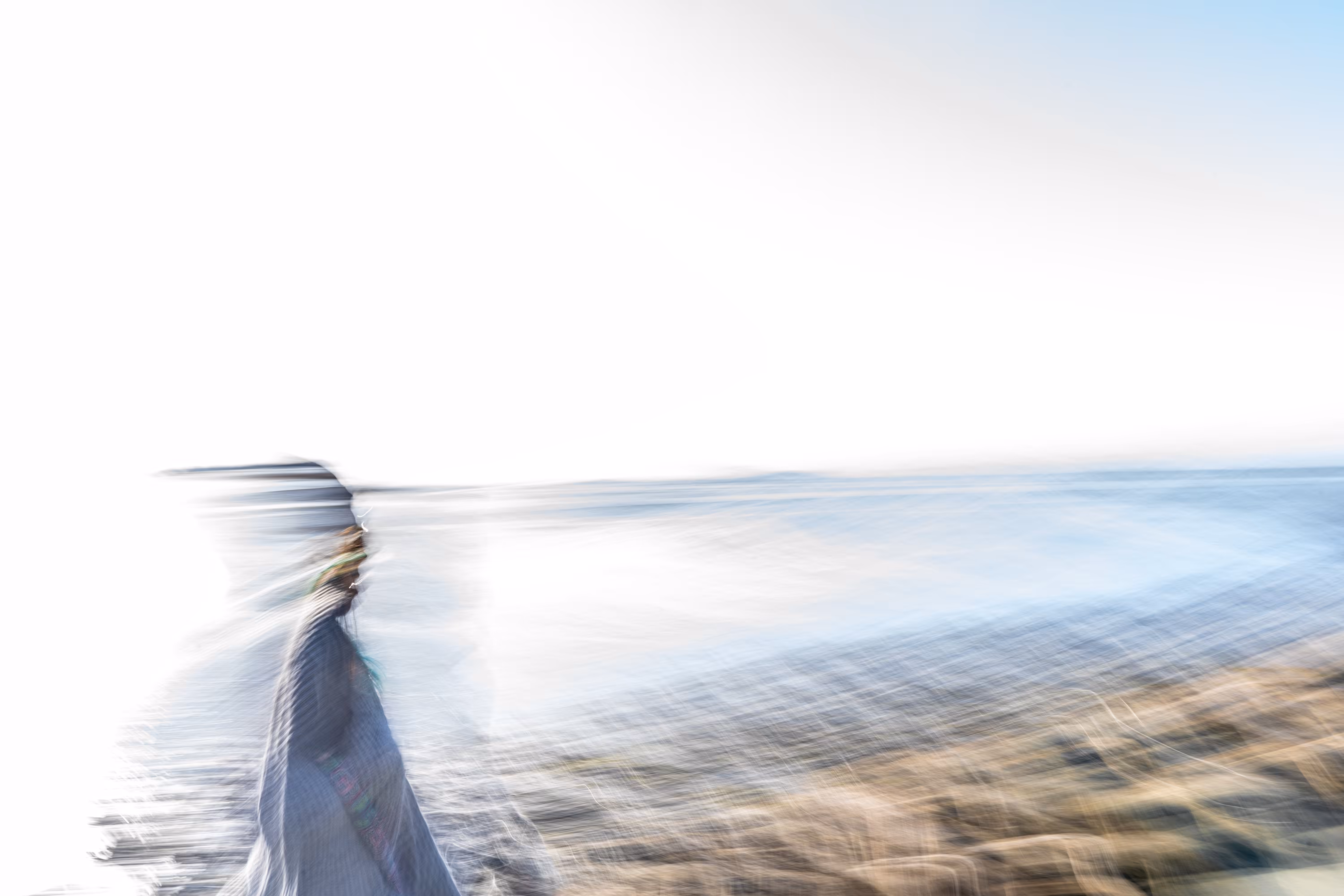 Light Streaks in the Sand