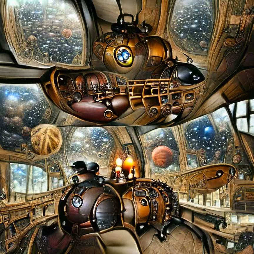 Steampunk Spaceship No. 5
