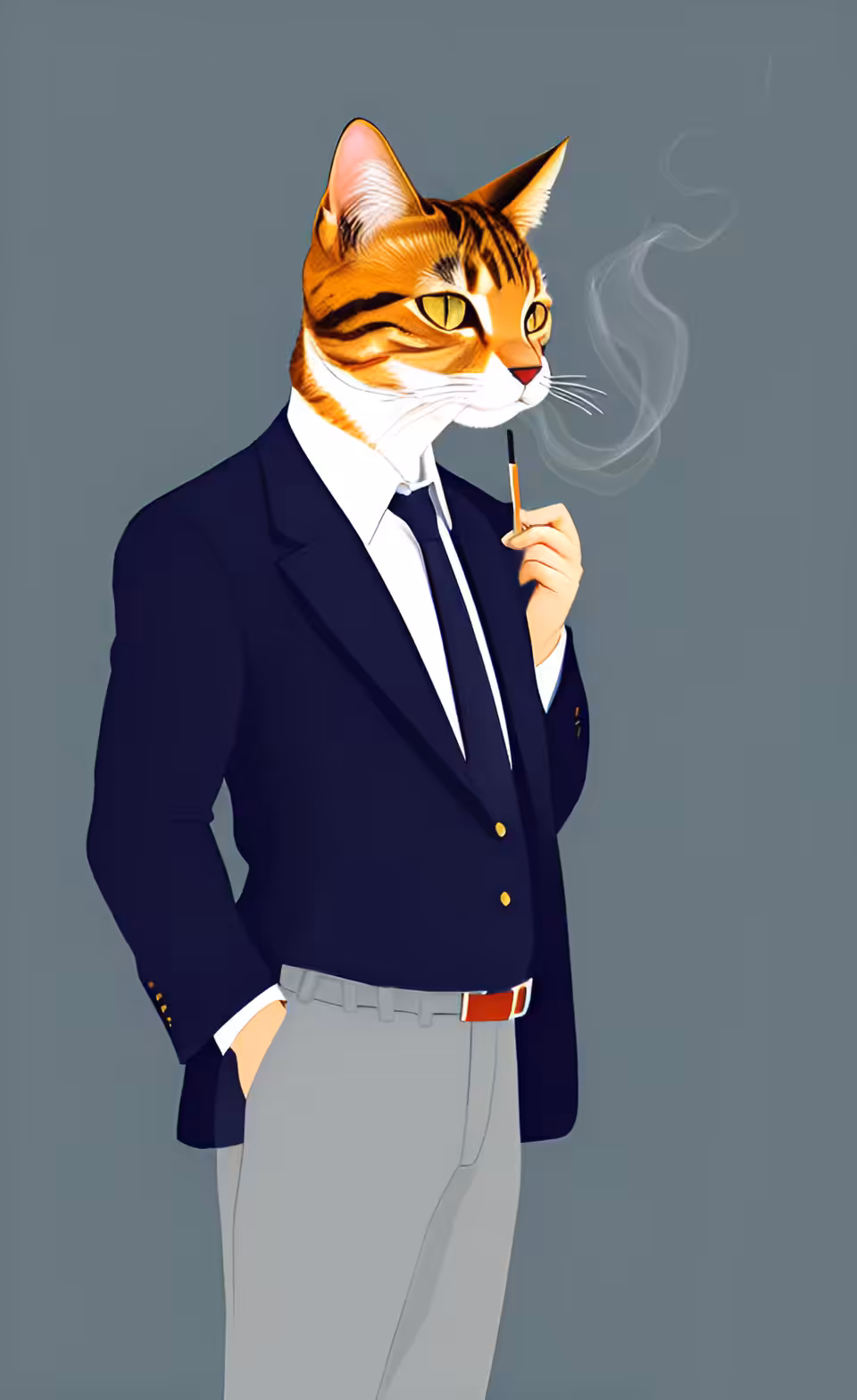 Business cat