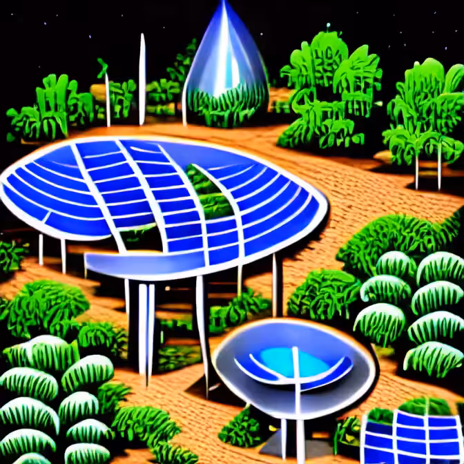 Solarpunk Landscape 1