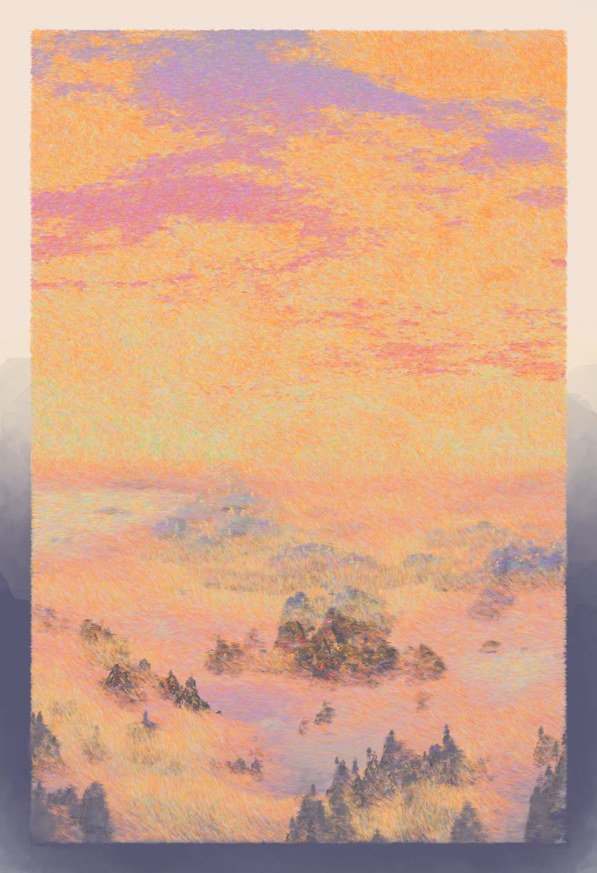 Rodeo posts: Purple Dawn