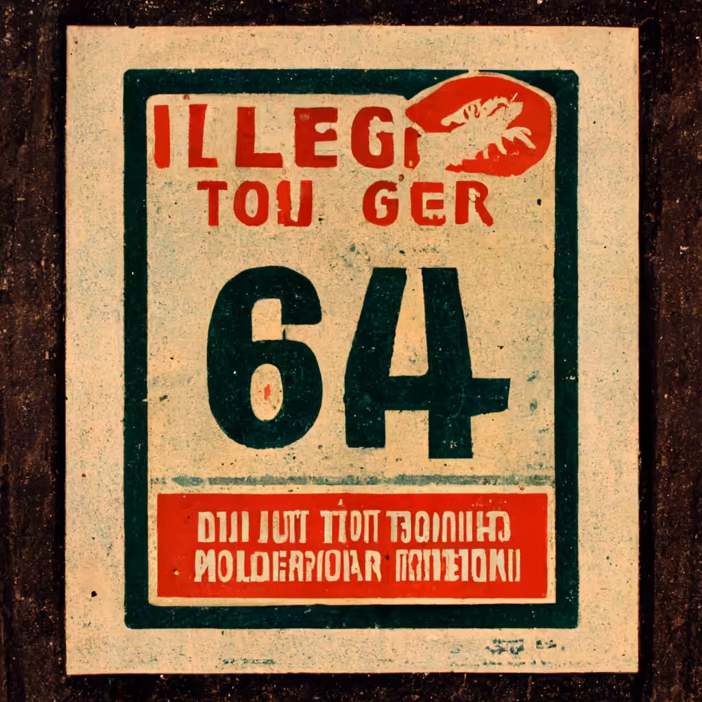ILLEGAL 64 GALLON TOTER