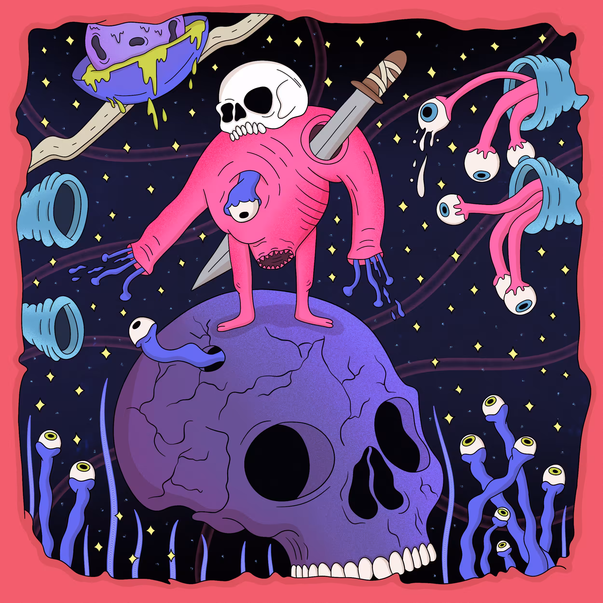 Sunset in the Alien Graveyard
