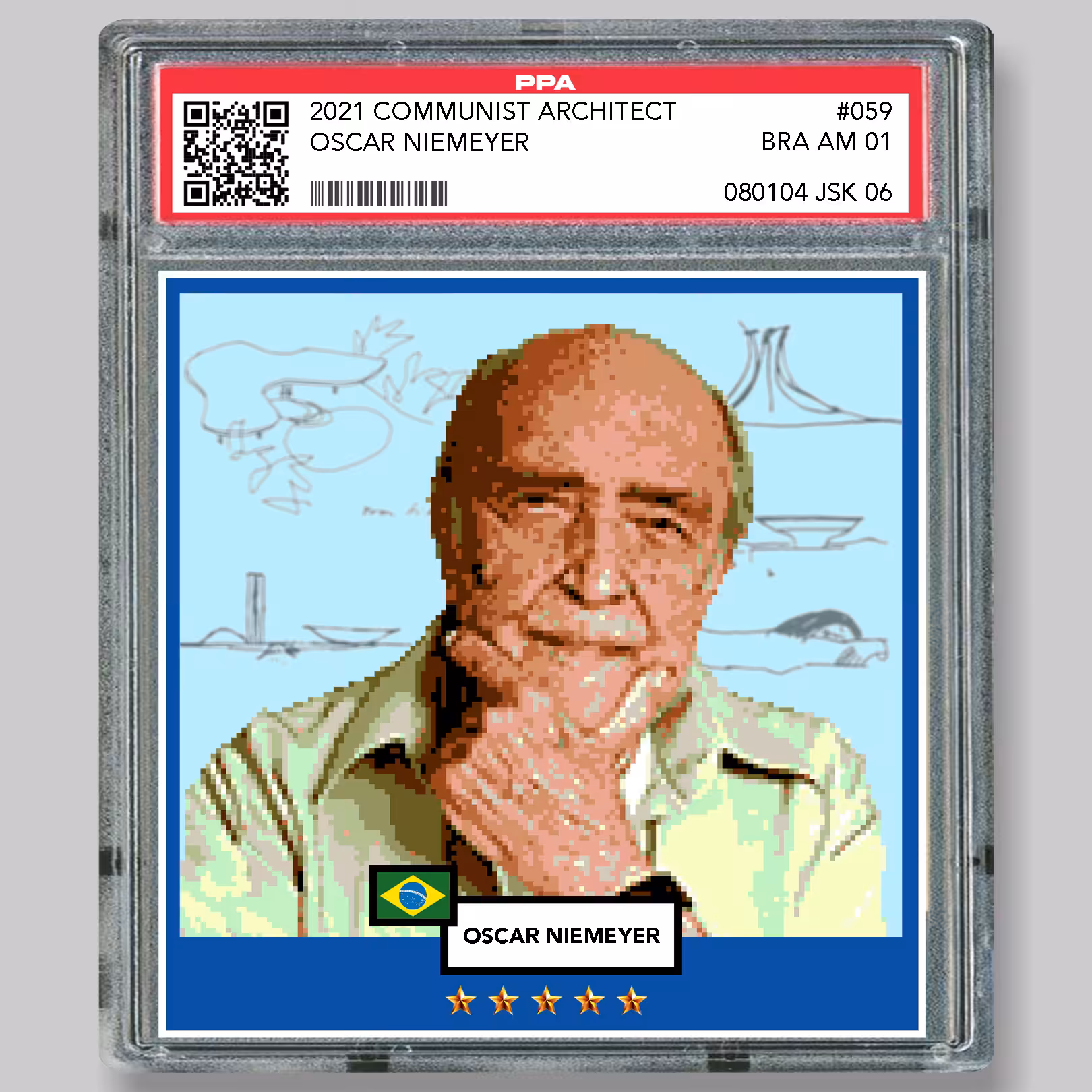 059 Oscar Niemeyer, "Communist architect"