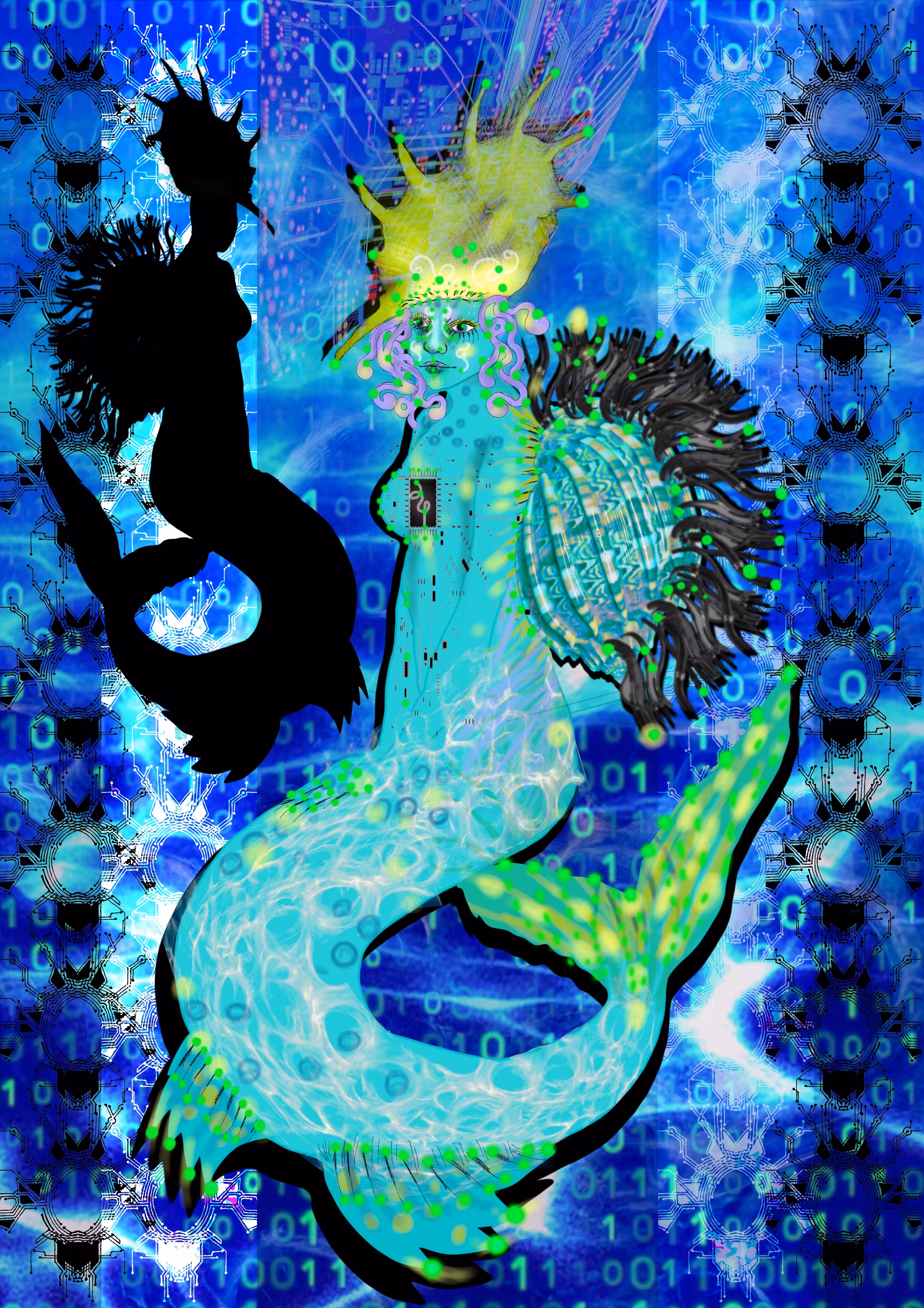 shell cyborg siren