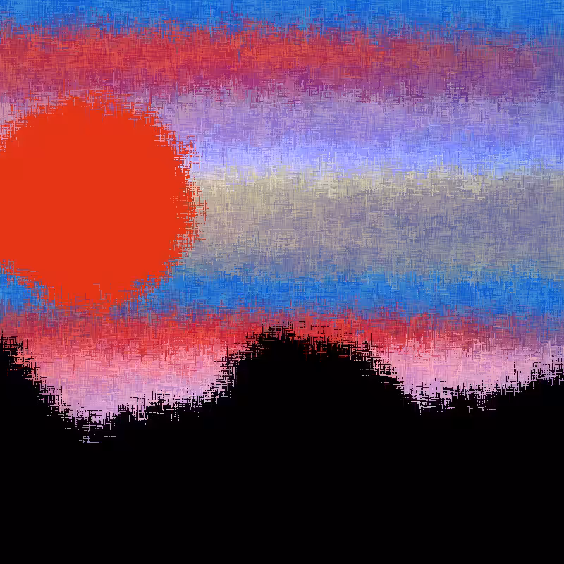 Sunset in memory #33