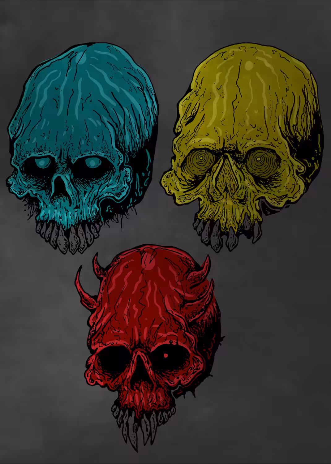 ghostship skull head